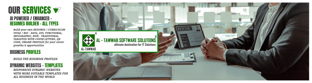 AI POWERED / ENHANCED - RESUME / BIO - DATA / CV, ONLINE / BUSINESS PROFILES and COVER LETTERS