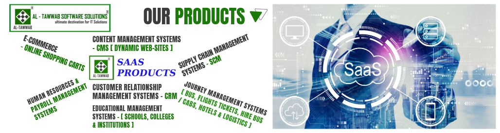 AL-TAWWAB SOFTWARE SOLUTIONS <=> SAAS Products AL-TAWWAB SOFTWARE SOLUTIONS <=> SAAS Products